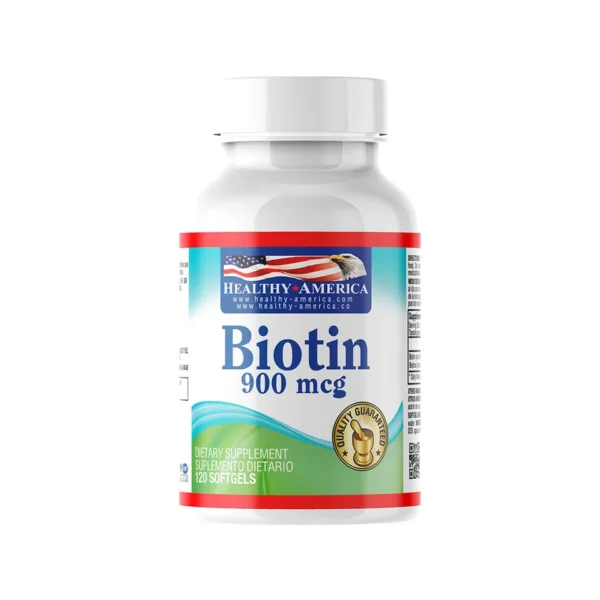 Biotina (Vitamina B7) 900 mcg · 120 softgels