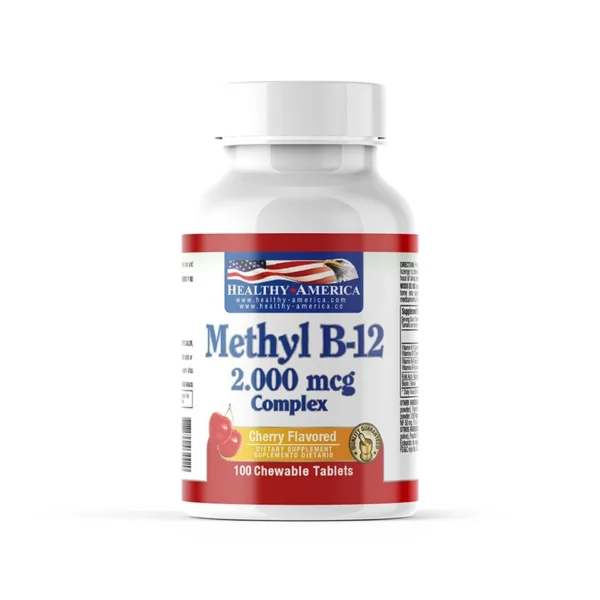 Vitamina B-12 Metilcobalamina 2.000 mcg · 100 pastillas sublinguales