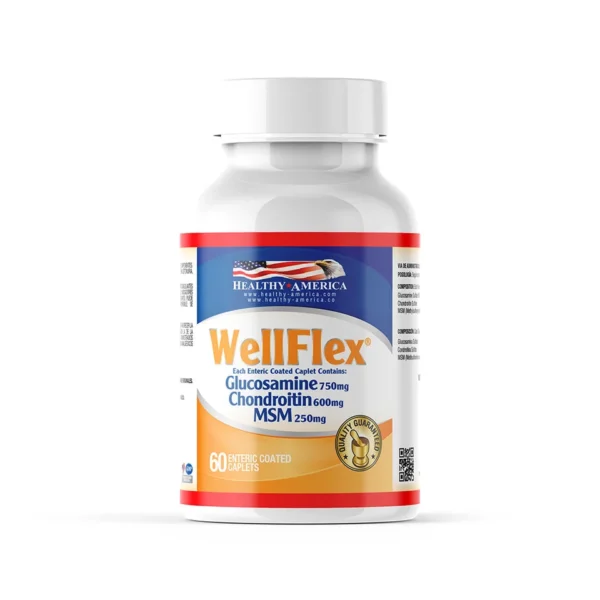 WellFlex™ Glucosamina + Condroitina + MSM · 60 Caplets