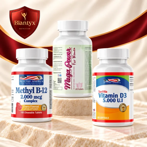 Kit Energía Diaria · Multivitamínico + B-12 + Vitamina D3 - productos del kit