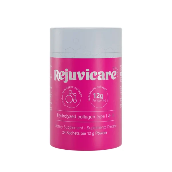 Rejuvicare colágeno hidrolizado tipo I y III, 24 sachets
